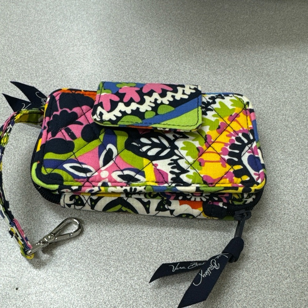 Vera Bradley Multicolor Floral Wristlet